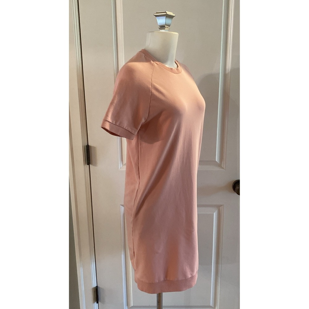 MARINE LAYER Dress Cassidy Wash Pink Raglan Cotton Sweatshirt Pullover Beach XS - Picture 3 of 10